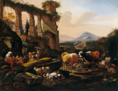Escena pastoral de Ross Johann